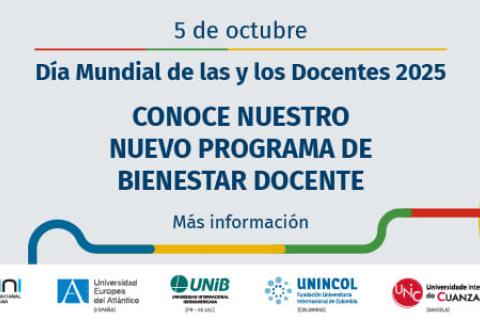 UNINCOL celebra el Día Mundial de las y los Docentes con el lanzamiento de un programa para el cuidado del profesorado
